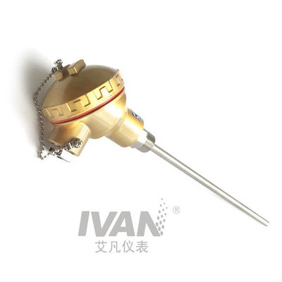 Customized Support OEM High Temperature Armored WZP Thermocouple with Single Thread