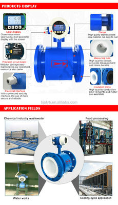 Digital Liquid Chemical Water Electromagnetic Flow Meter with Stainless Steel Variable Area