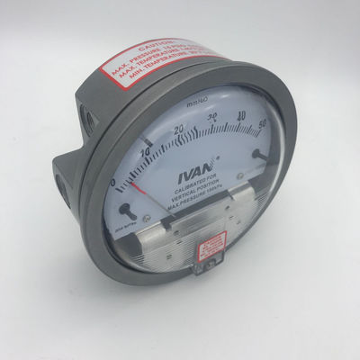 ODM Gas Medium Differential Pressure Meter 0-300mmwc For Industrial Needs